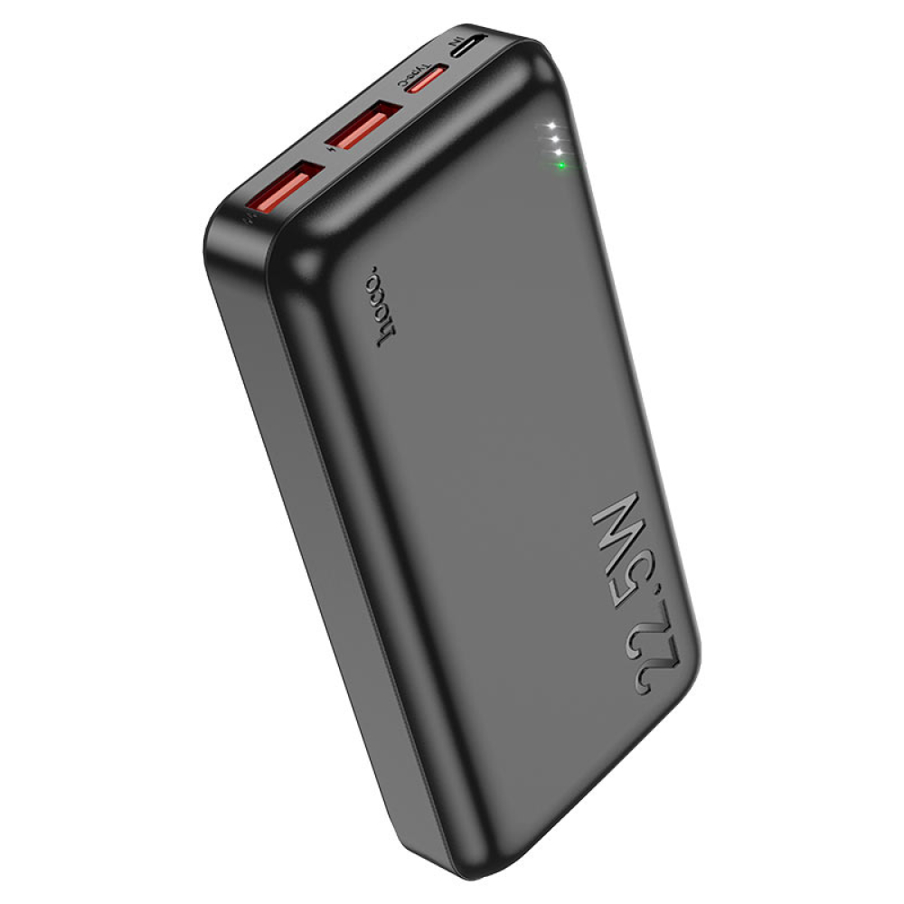 Аккумулятор внешний HOCO J101A 20000mAh, чёрный